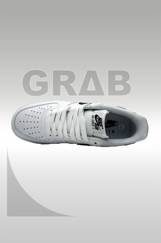 AF-1 White Black Pebbled 1:1