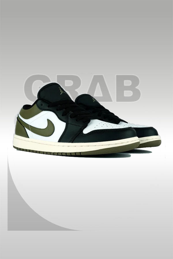 Jordan 1 Low Black Toe Medium olive 1:1