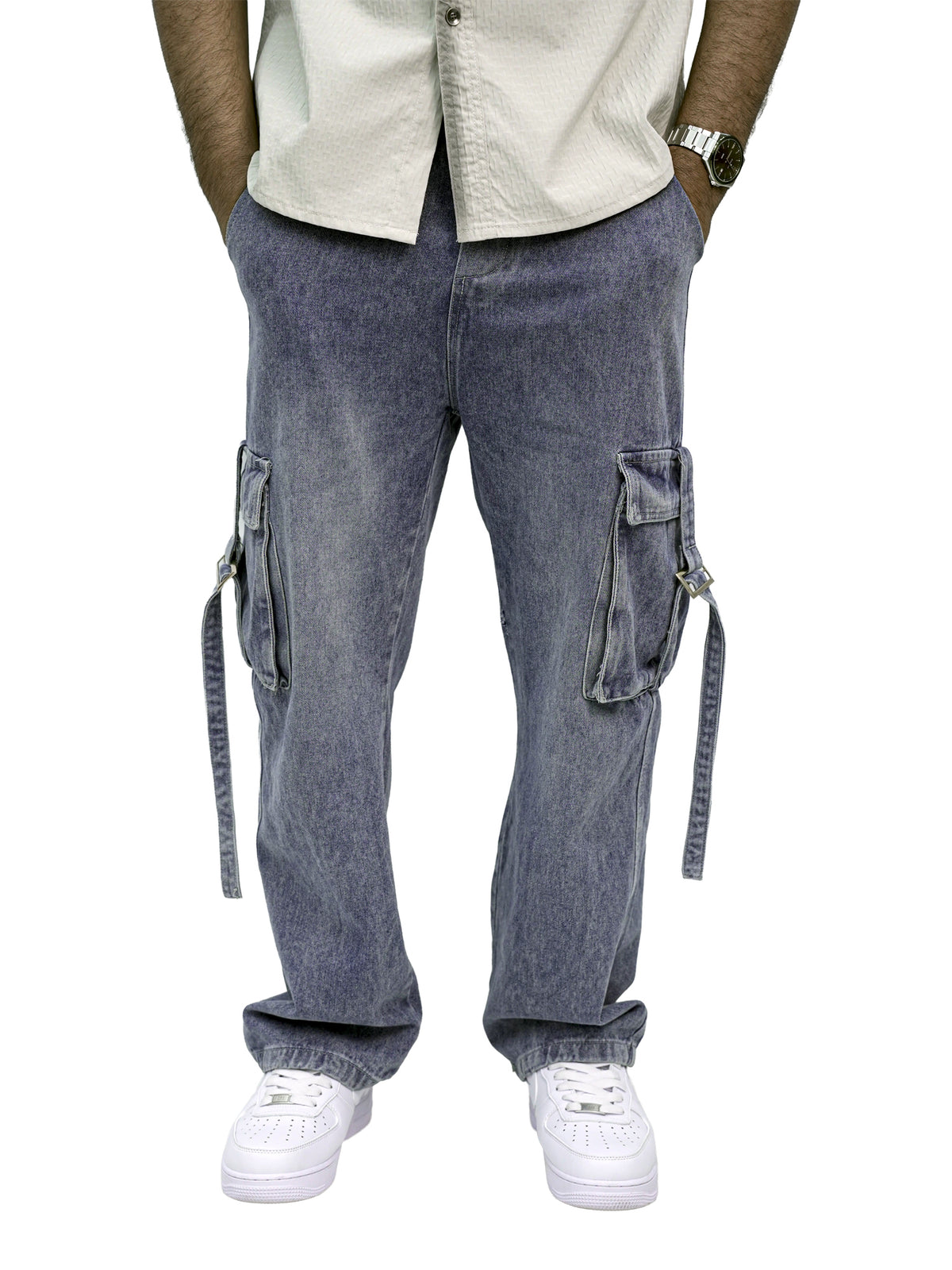 Cargo String Blue Pant CP-2868