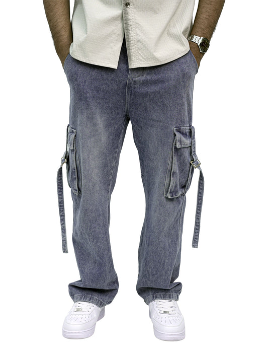 Cargo String Blue Pant CP-2868