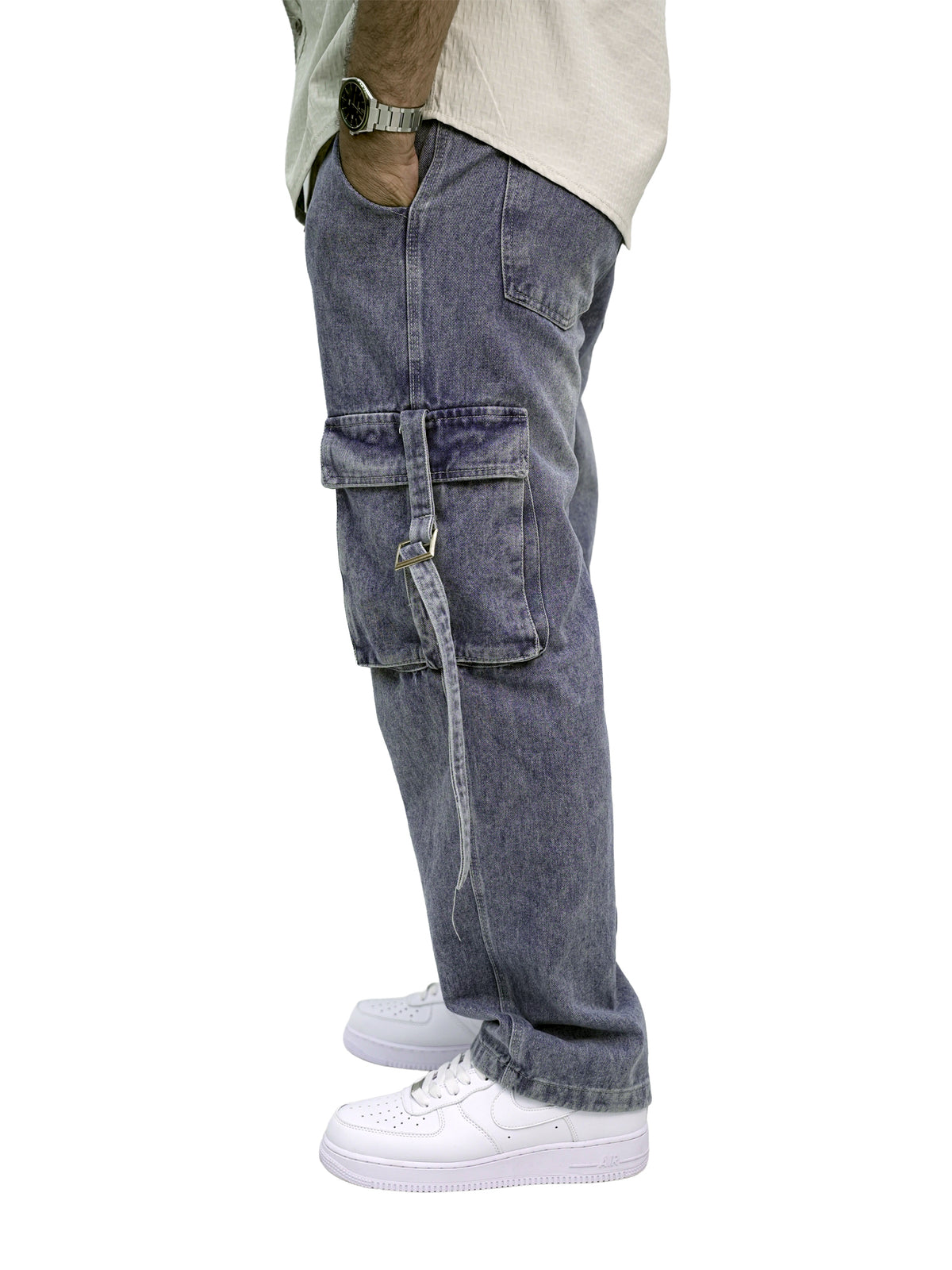 Cargo String Blue Pant CP-2868