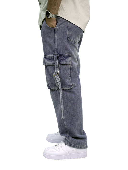 Cargo String Blue Pant CP-2868