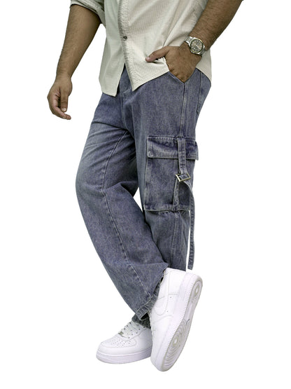Cargo String Blue Pant CP-2868