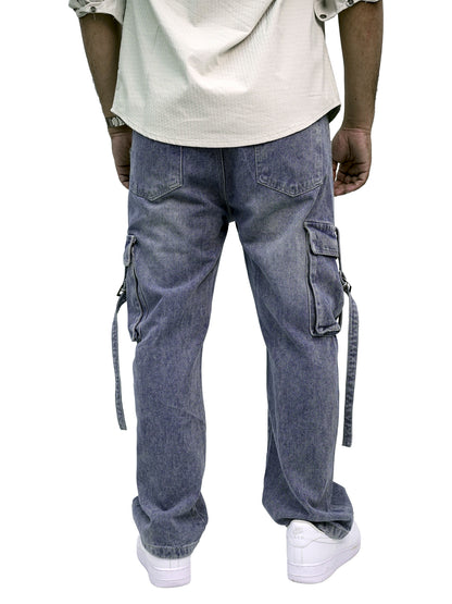 Cargo String Blue Pant CP-2868