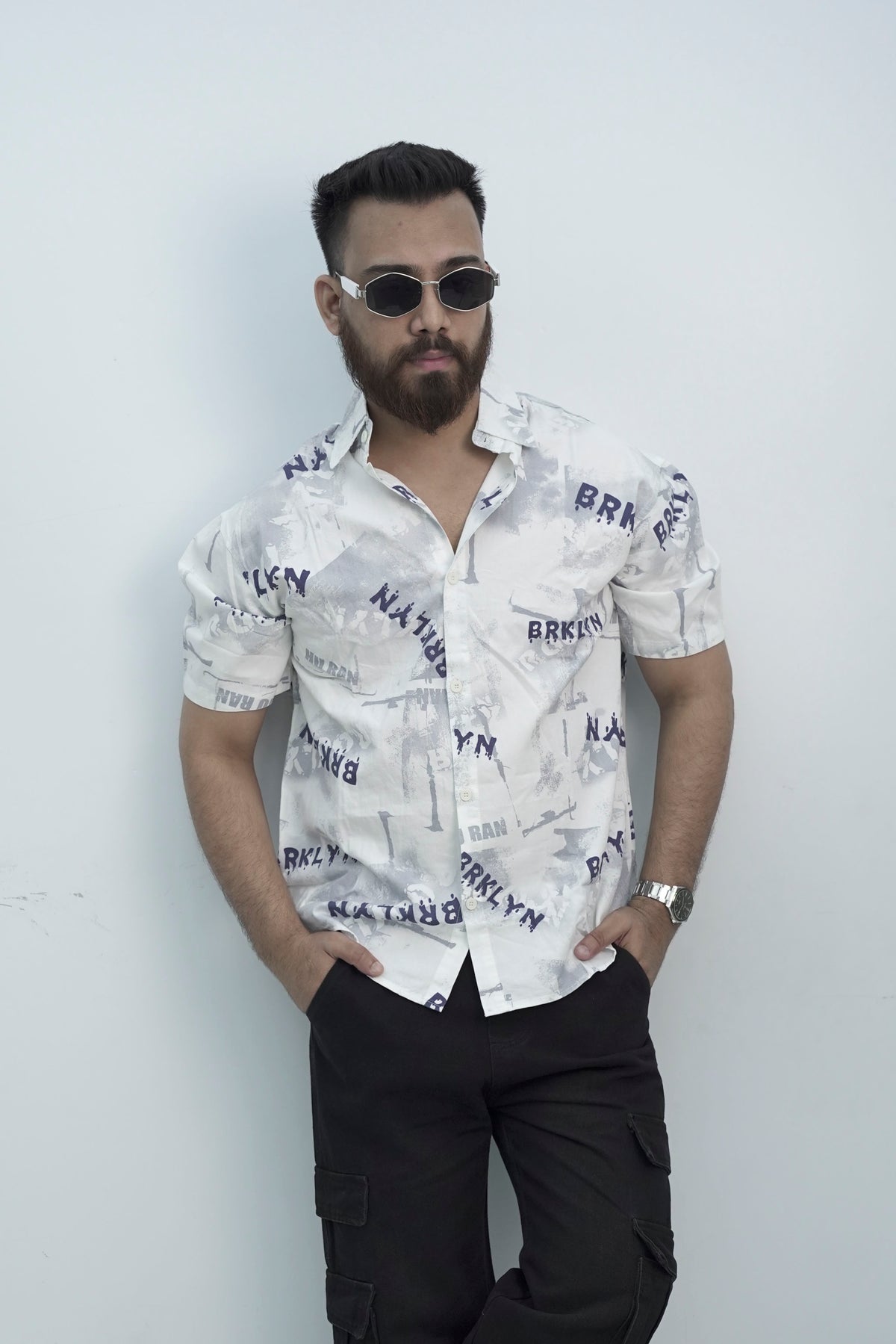 Designer Half Shirt HS-2618