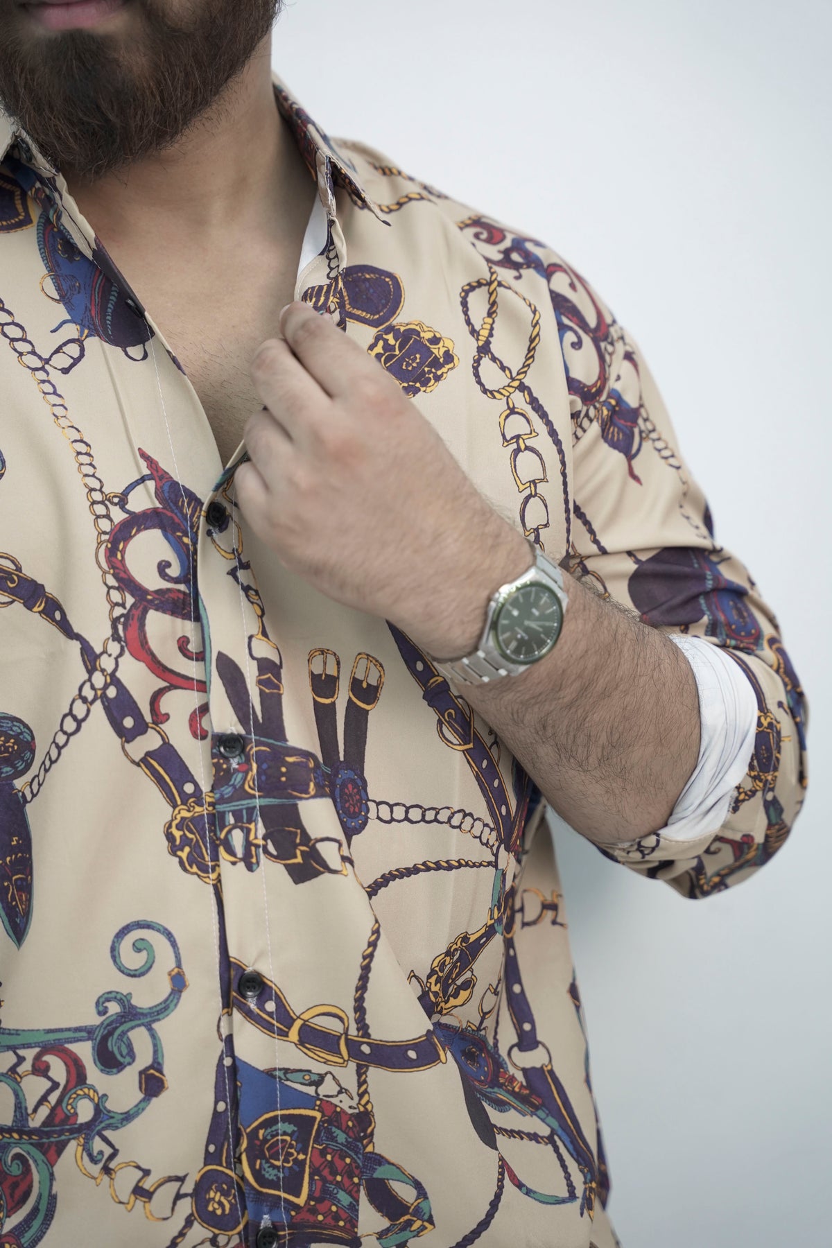 Designer Full Shirt FS - 4162