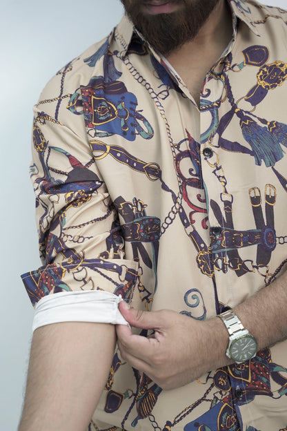 Designer Full Shirt FS - 4162