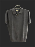 GB. Gentry V-Neck Blue Polo Shirt PS-4370