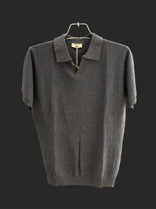 GB. Gentry V-Neck Blue Polo Shirt PS-4370