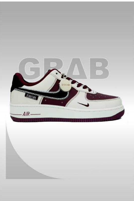 AF-1 Dior Maroon White 1:1