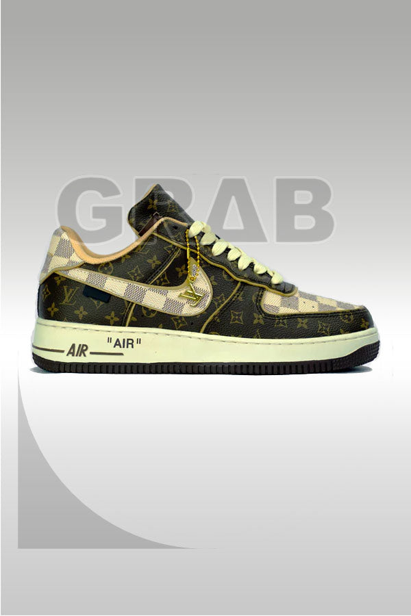 AF-1 LV Monogram Brown Damier Azur