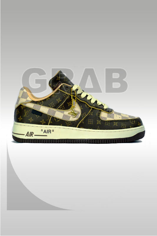 AF-1 LV Monogram Brown Damier Azur