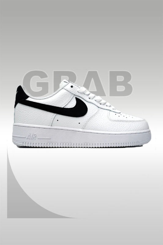 AF-1 White Black Pebbled 1:1