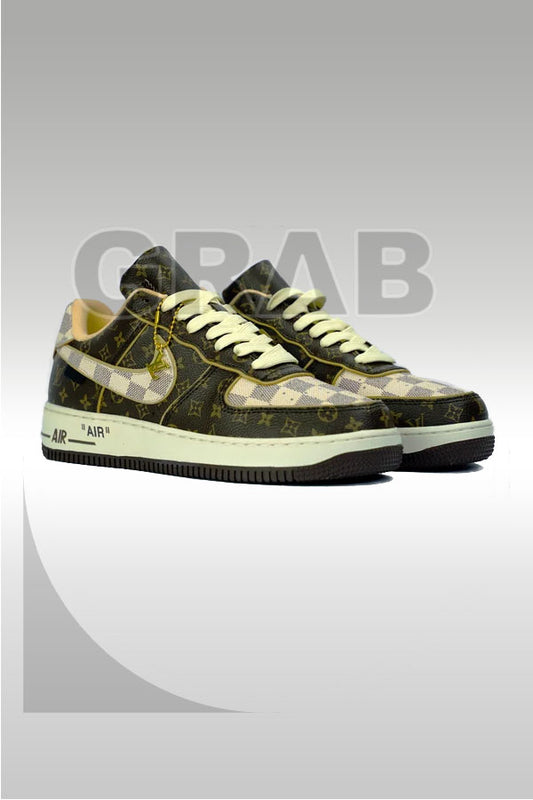AF-1 LV Monogram Brown Damier Azur