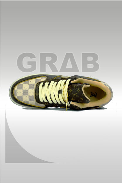 AF-1 LV Monogram Brown Damier Azur