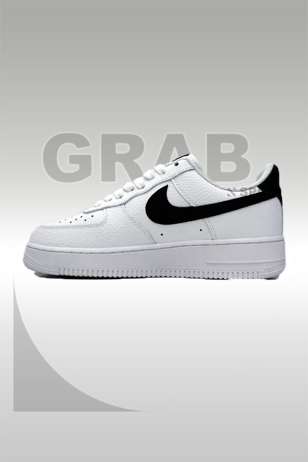 AF-1 White Black Pebbled 1:1