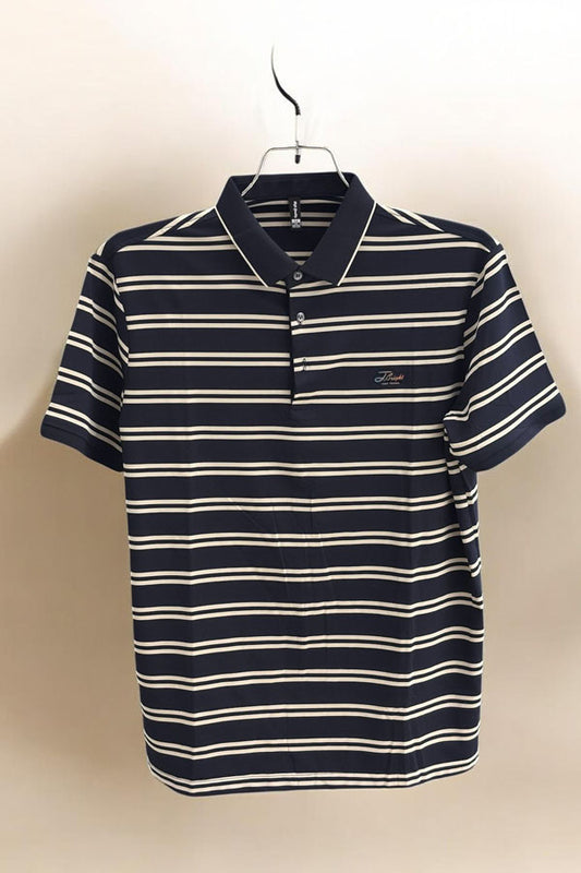 GB. Bright Button Black Polo Shirt PS