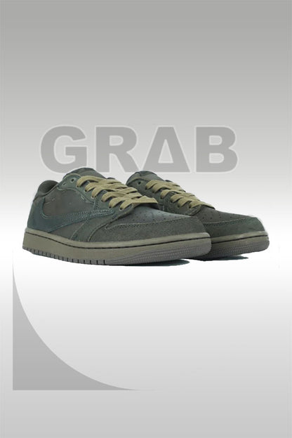 J-1 Low Traviscott Velvet Brown 1:1