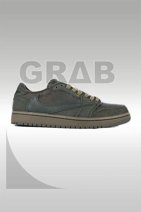 J-1 Low Traviscott Velvet Brown 1:1
