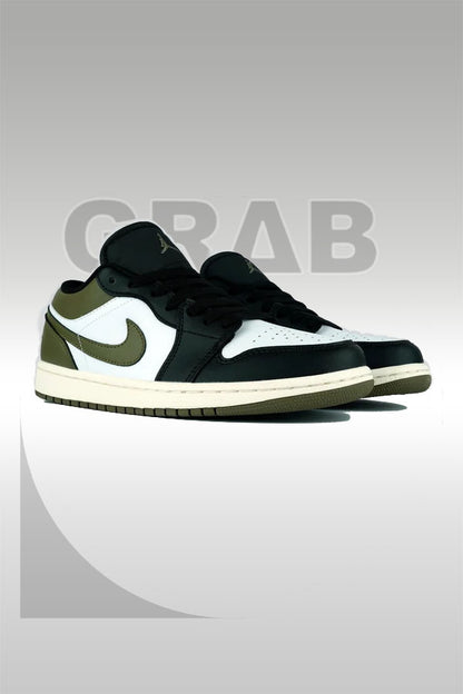 Jordan 1 Low Black Toe Medium olive 1:1
